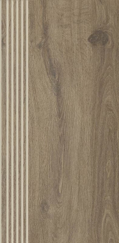 Ceramika Paradyż Aveiro Beige Stopnica Prosta Nacinana Mat.